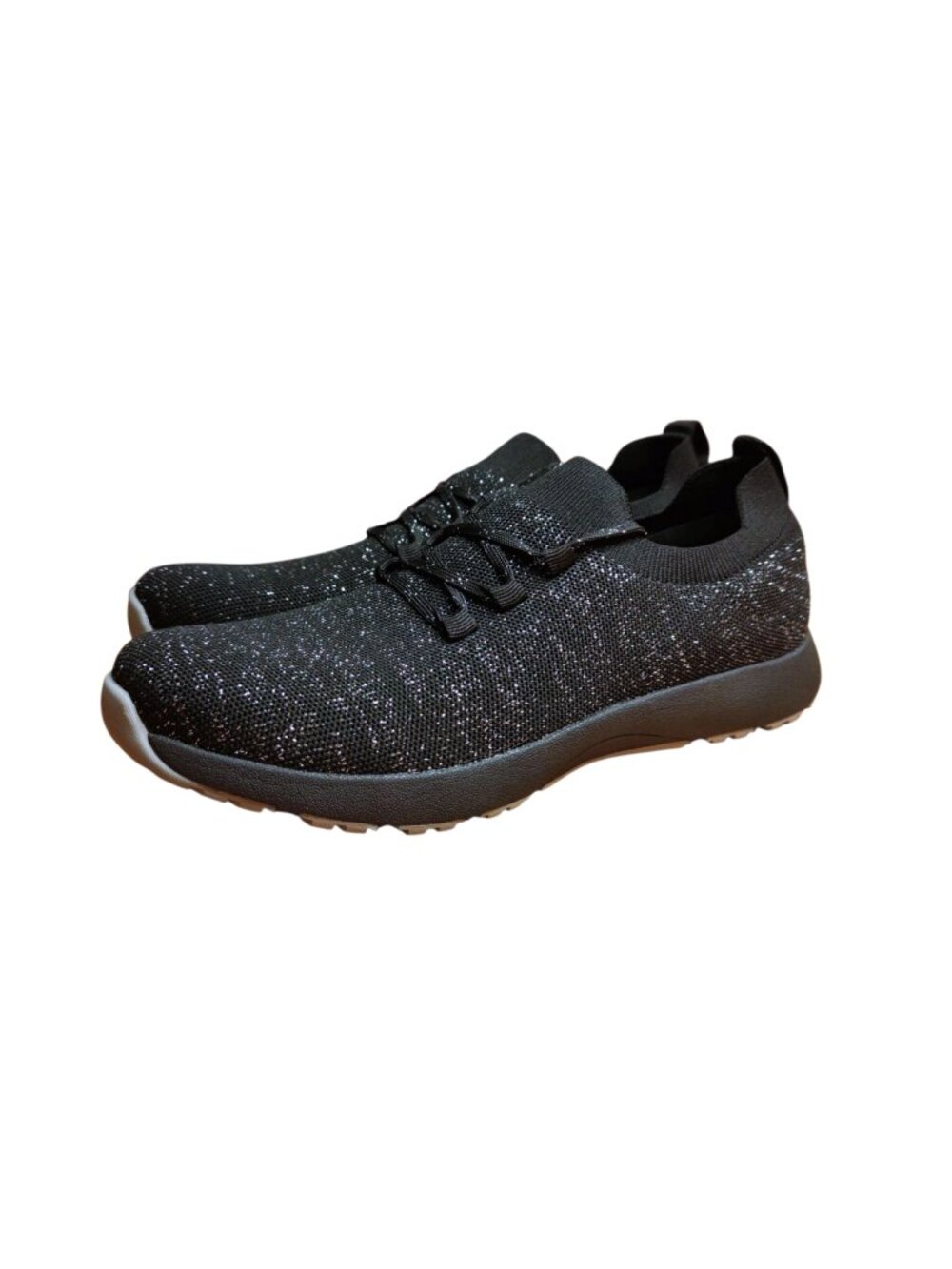 Traq By Alegria Women's Froliq Smart Nursing Shoe Size 9 Black Glitter FRO-5002
